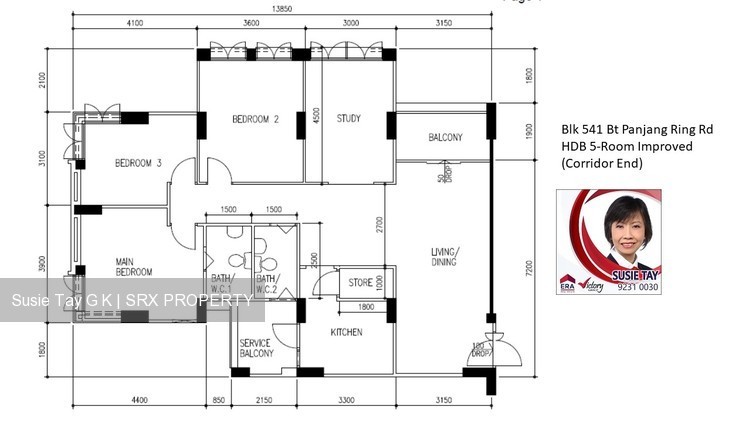Blk 541 Bukit Panjang Ring Road (Bukit Panjang), HDB 5 Rooms #214206141